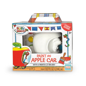 Busy World Pinta el Auto Manzana