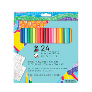 Set 24 Lápices de Colores iHeartArt
