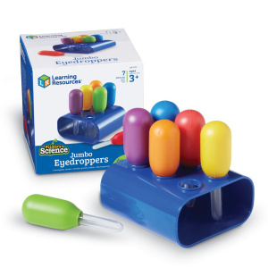 Goteros Jumbo con Base, Set 6 Pzas