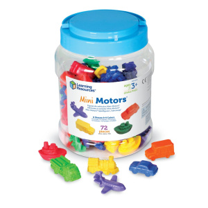Mini Autos Contar y Clasificar 72 Pzs