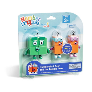 Figuras Numberblocks® Cuatro y los terribles dos