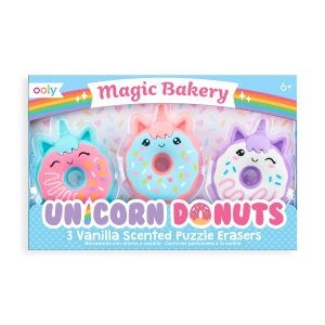 Borradores Aroma Donas Unicornio Magic Bakery - Set de 3
