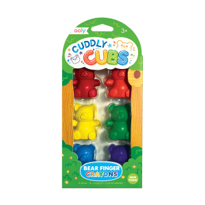 Crayones de Dedo Cuddly Cubs Bear - Set de 6
