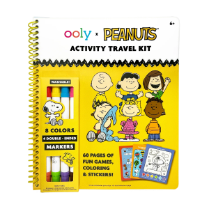 Kit Viaje Actividades y Marcadores de Doble Punta Peanuts