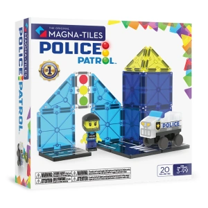 MAGNA-TILES Police Patrol set de 20 pzas