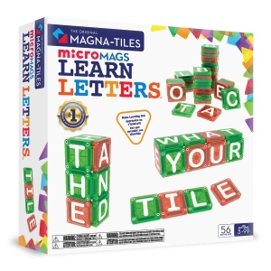 MAGNA-TILES microMAGS - Aprender Letras  56  pzas