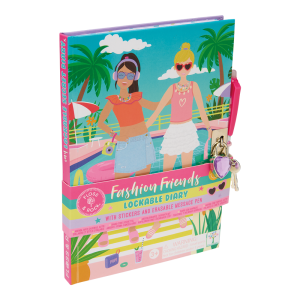 Fashion Friends - Diario y bolígrafo con cerradura