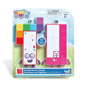 Figuras Numberblocks® Diecisiete y Dieciocho