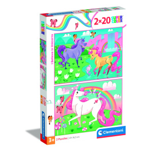 Clementoni Puzzle 2X20 Unicorns