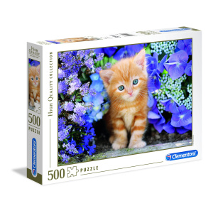 Clementoni - Puzzle Adulto 500 piezas - Ginger Cat