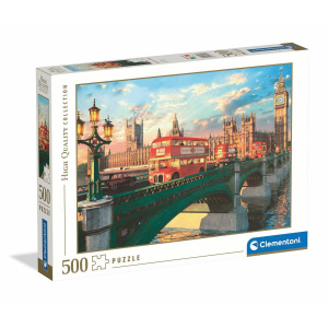 Clementoni Puzzle Adulto Westminster Bridge, 500 Piezas