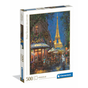 Clementoni - Puzzle Adulto 500 Piezas Night At The Eiffel